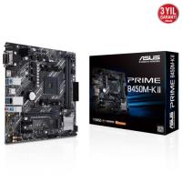 ASUS PRIME B450M-K II DDR4 M2 PCIe NVME DVI ANAKART AM4